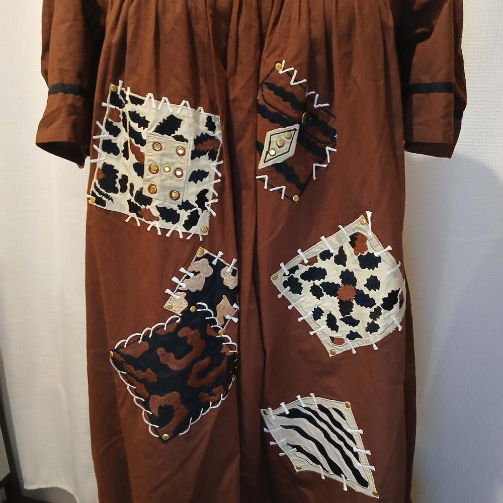 Vintage Cotton Dress Size M - Picture 3 of 8